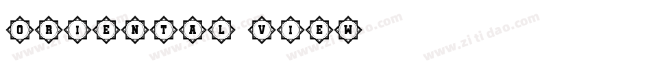 Oriental View字体转换